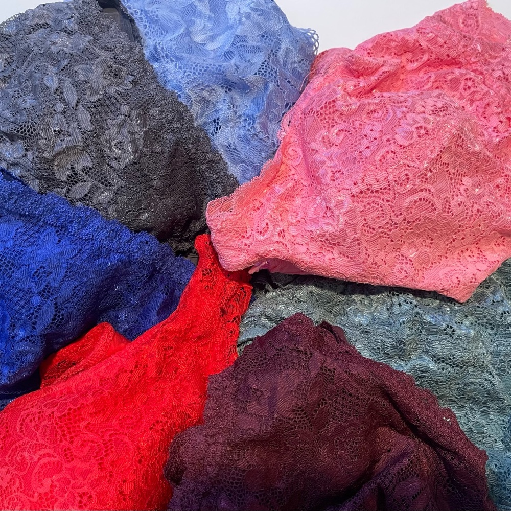 Soma Lace Racerback Bralette..multiple colors.
